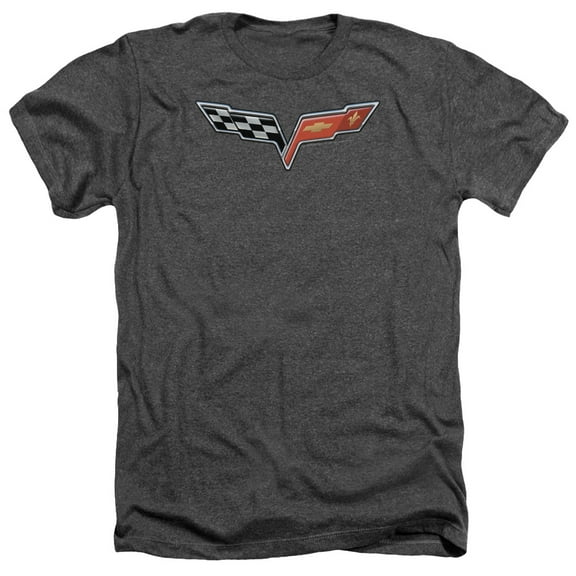 Chevrolet - The Vette Medallion - Heather Short Sleeve Shirt - Large