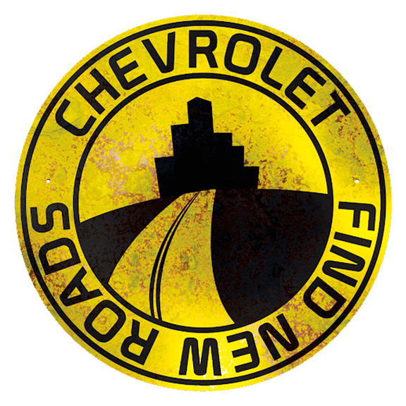 Chevrolet Trucks Thick Aluminum Sign