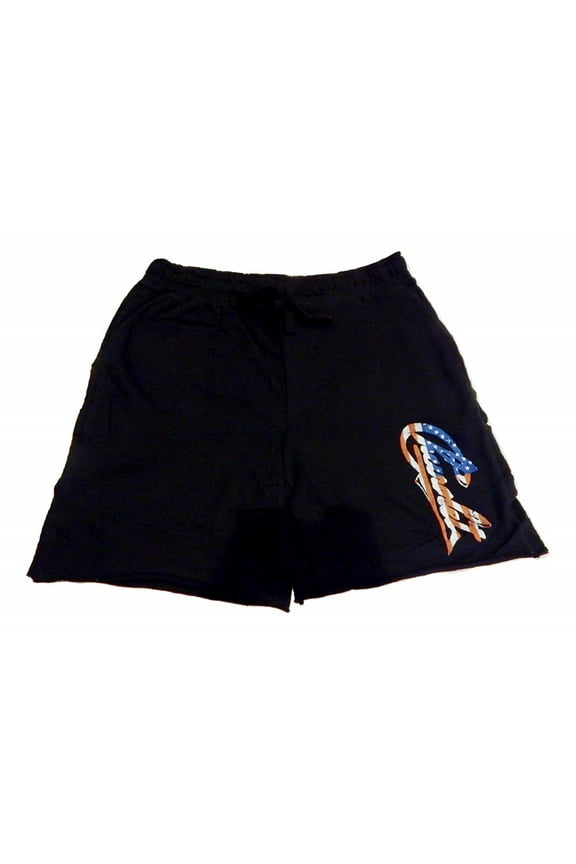 Chevrolet USA Adult Men Guys Long Lounge Sweat-Shorts Pajama Sleep Bottoms Shorts PJ (Size Medium)