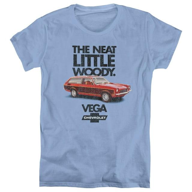Chevrolet Vega The Neat Little Woody S/S Women's T-Shirt Carolina Blue