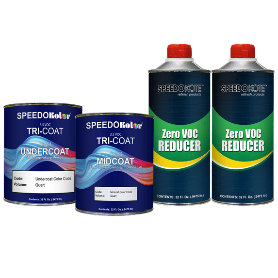 Chevrolet WA703J SUPERIOR BLUE METALLIC Tri-Stage Base Coat Color (Quart Kit)