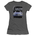 thumbnail image 1 of Chevrolet Yellow Camaro S/S Junior Women's T-Shirt Sheer Charcoal, 1 of 2