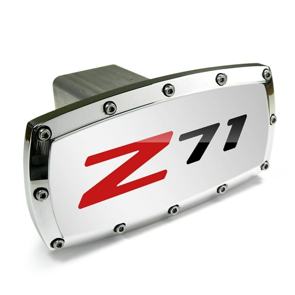 Chevrolet Z71 Engraved Billet Aluminum Tow Hitch Cover