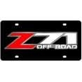 thumbnail image 1 of Chevrolet Z71 Offroad License Plate - Black Acrylic, 1 of 3