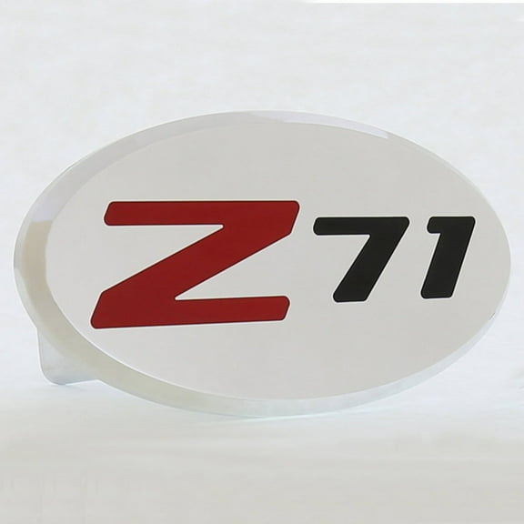 Chevrolet Z71 Oval Hitch Cover (Chrome)