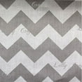thumbnail image 1 of Chevron 1" Gray and White Poly Cotton 60 Inch Wide Fabric By the Yard, 1 of 2