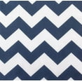 thumbnail image 1 of Chevron 1" Navy and White Poly Cotton 60 Inch Wide Fabric By the Yard, 1 of 3