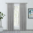 thumbnail image 1 of Chevron 80C/20P Sustainable Unlined Rod Pocket w/Back Tabs Panel 48x84 Grey, 1 of 4