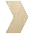 thumbnail image 1 of Chevron Arrow Outline Wood Shape Unfinished Piece Cutout Craft DIY Projects - 4.70 Inch Size - 1/4 Inch Thick, 1 of 7