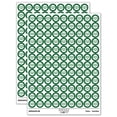 thumbnail image 1 of Chevron Arrow in Circle 200+ Round Stickers - Dark Green - Matte Finish - 0.50" Size, 1 of 3
