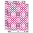 thumbnail image 1 of Chevron Arrow in Circle 200+ Round Stickers - Hot Pink - Gloss Finish - 0.50" Size, 1 of 3