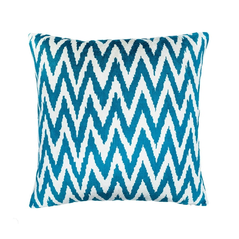 Velvet ikat outlet pillows