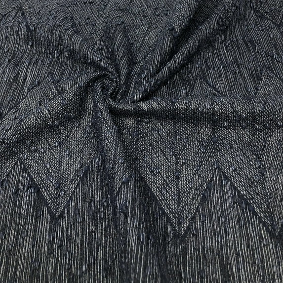 Chevron Boucle Chenille Sequin Sweater Knit
