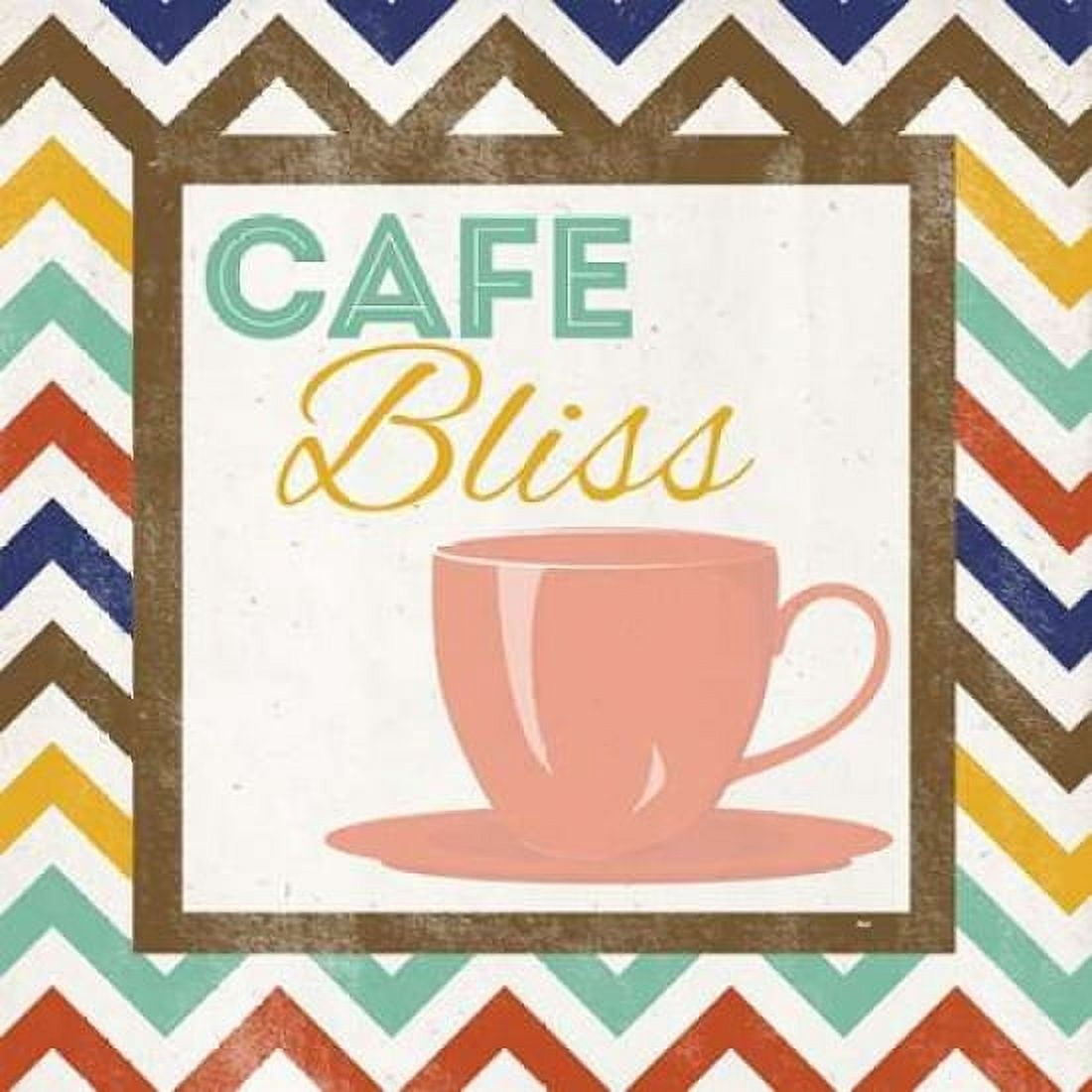 Chevron Coffee II Canvas Art - Sd Graphics Studio (24 x 24)