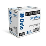 Chevron Delo Diesel Motor Oil XLE Synthetic Blend 10W-30, 1 Gallon 3 Pack