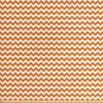 thumbnail image 1 of Chevron Fabric by the Yard, Halloween Pumpkin Color Chevron Traditional Holidays Autumn Season Celebrate, Upholstery Fabric for Dining Chairs Home Decor Accents, Orange and White by Ambesonne, 1 of 4