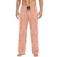 thumbnail image 1 of Chevron Flowers Pattern Men's Lightweight Pajama Bottoms Stretch Elastic Waist Side Pockets Spring Fall, 1 of 7