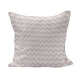 thumbnail image 1 of Chevron Fluffy Throw Pillow Cushion Cover, Zigzag Chevron Grunge Pattern in Soft Colors Simplicity Design, Rectangle Accent Pillow Case, 26" x 16", Rose Pale Pink White, by Ambesonne, 1 of 5