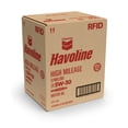 thumbnail image 1 of Chevron Havoline High Mileage Synthetic Technology Motor Oil 5W-30, 6 Quart Smart Change Box Case (2-Pack), 1 of 15