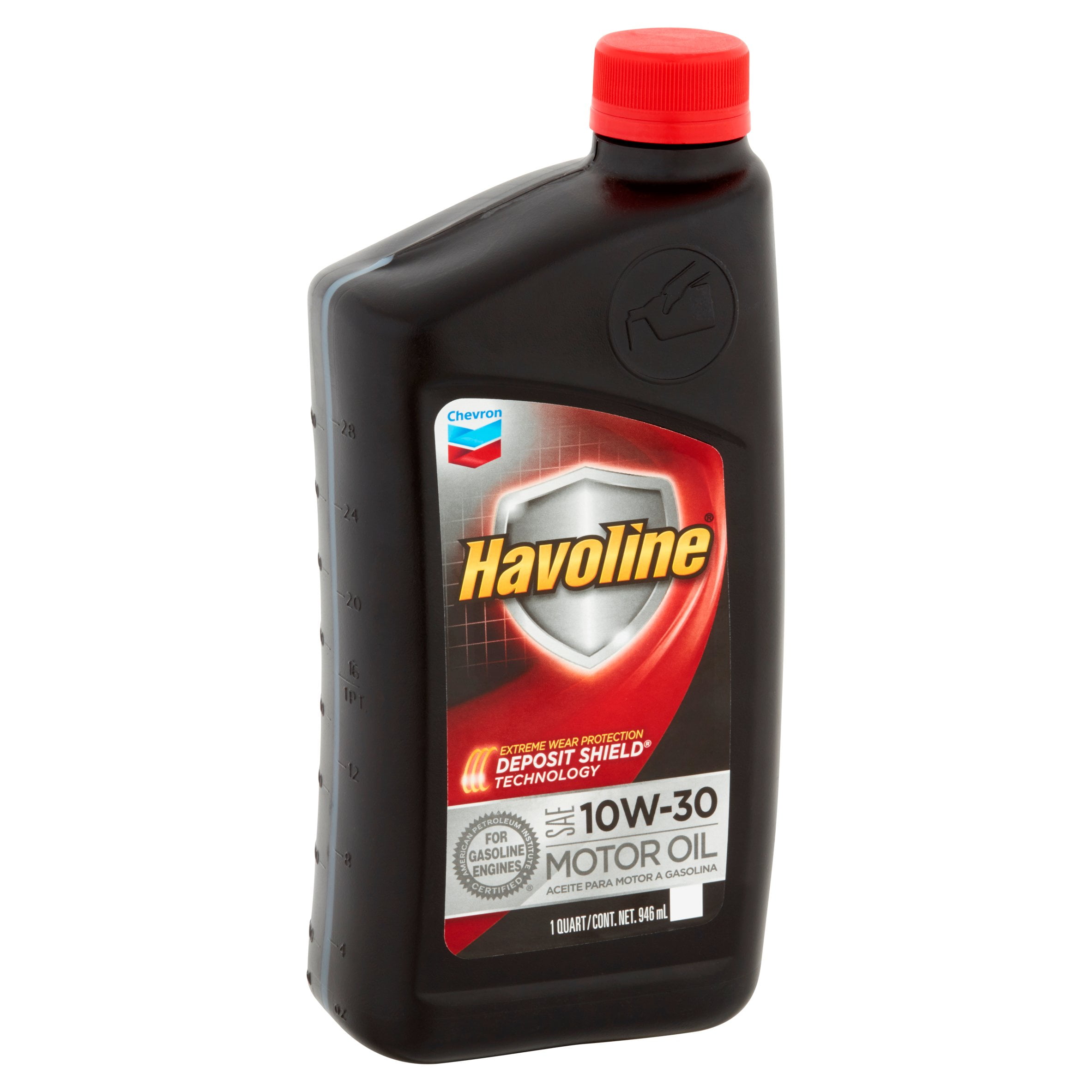 Chevron Havoline Motor Oil 10W30, 1 Quart
