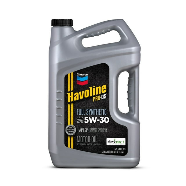 Chevron Havoline Pro-DS Synthetic Motor Oil 5W-30, 5 quart