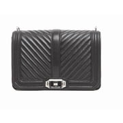 Chevron Ladies Medium Leather Crossbody Handbag HSP7ECQX08