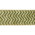 thumbnail image 1 of Vickerman 2.5" Sage-Sage Chevron Gold Lame Christmas Ribbon, 1 of 7