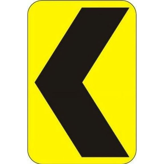 Chevron Left Sign Construction Signs Metal Sign Tin Sign 8x12 Inch - Caution Safety Warning Security Signs Indoor & Outdoor Signs for Home, Office, Work