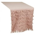 thumbnail image 1 of Chevron Modern Cotton Rectangular Table Runner with Fringe, 1 of 7