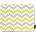 thumbnail image 1 of Chevron Mouse Pad Zigzag Wavy Geometric Stripe Line Yellow White and Gray Mouse Mat Non-Slip Rubber Base Mousepad for Computer Laptop PC Gaming Working Office & Home 9.5x7.9 Inch, 1 of 8