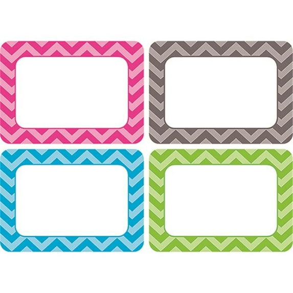 Chevron Name Tags - Multi Pack