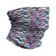 thumbnail image 1 of Chevron Neck Gaiter, Downward Parallel Lines, Unisex, Multicolor, by Ambesonne, 1 of 3