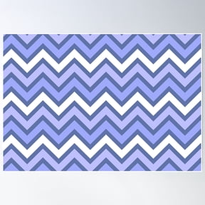 Chevron Pattern. Blue Purple Color Poster Wall Art Modern Wall Decor For Living Room Bedroom Art
