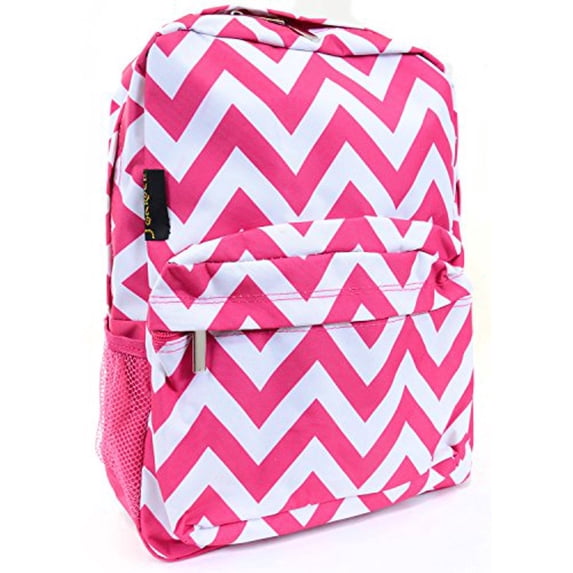 Chevron Print Fashion Canvas School Cheer Backpack