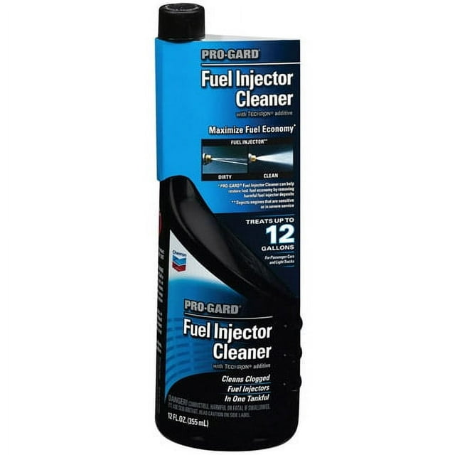 Chevron ProGard Fuel Injector Cleaner with Techron, 12oz Automotive