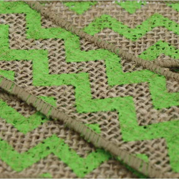Chevron Ribbons-Lime,1.5 Inch Wide