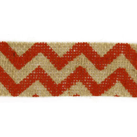 Chevron Ribbons-Orange,Cut 1.5 Wide