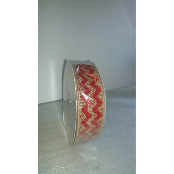 Chevron Ribbons-Red,Cut 1.5 Wide