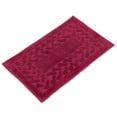thumbnail image 1 of Chevron Rug, Olefin with Non-Skid Latex Backing, Burgundy, 18" x 30", 1 of 2