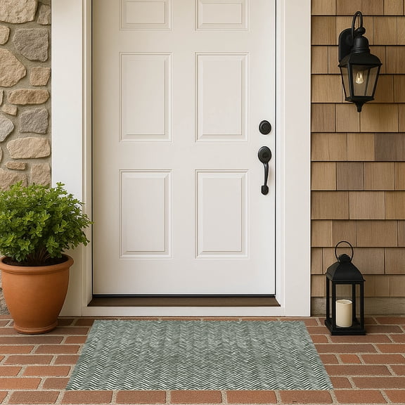 Chevron Snug Outdoor Doormat