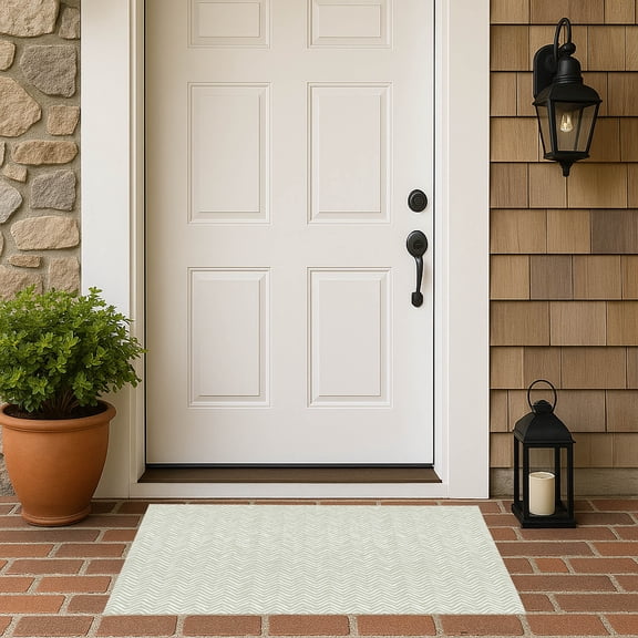 Chevron Snug Outdoor Doormat