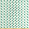 thumbnail image 1 of Ambesonne Chevron Fabric by the Yard Upholstery, Herringbone Springtime, 10 Yards, Sea Green Eggshell White, 1 of 4