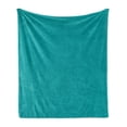 thumbnail image 1 of Chevron Soft Flannel Fleece Blanket, Modern Design Neutral Repetitive Pattern of Zigzags in Aqua Color Palette, Cozy Plush for Indoor and Outdoor Use, 50" x 60", Teal Dark Turquoise, by Ambesonne, 1 of 6