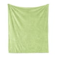 thumbnail image 1 of Chevron Soft Flannel Fleece Blanket, Zigzag Lines in Green Shades Contemporary Minimalistic Geometry Pattern, Cozy Plush for Indoor and Outdoor Use, 70" x 90", Pale Green and White, by Ambesonne, 1 of 6
