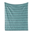 thumbnail image 1 of Chevron Soft Flannel Fleece Blanket, Zigzags in Shades of Blue Classical Simplistic Retro Revival Pattern, Cozy Plush for Indoor and Outdoor Use, 50" x 70", Pale Blue Turquoise Teal, by Ambesonne, 1 of 5