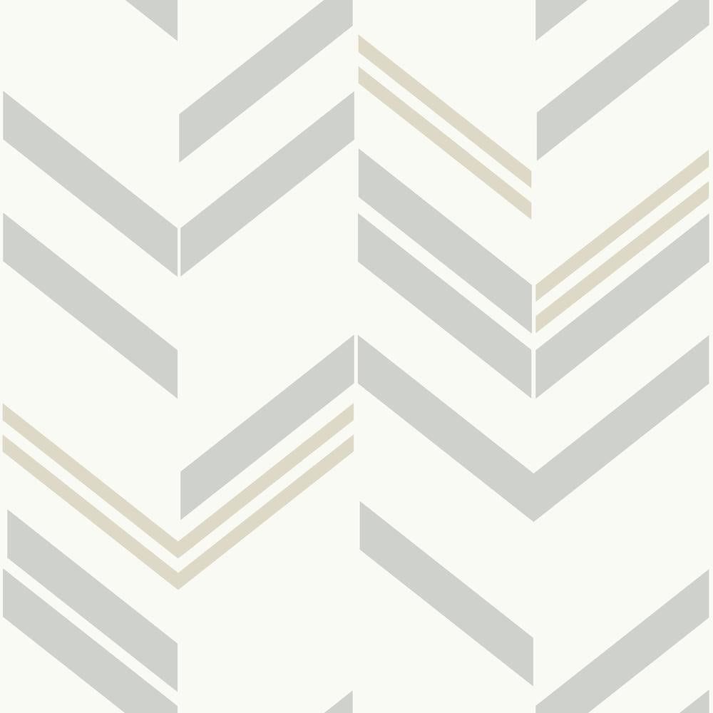 Chevron Stripe Peel and Stick Wallpaper