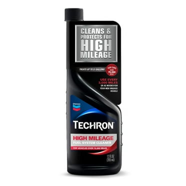 Chevron Techron High Mileage Fuel System Cleaner, 12 oz