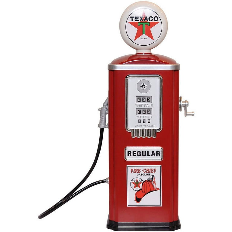 Antique texaco shop gas pump