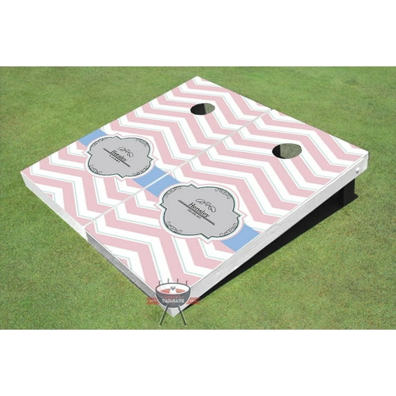 Chevron Themed Cornhole Board set