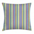 thumbnail image 1 of Chevron Throw Pillow Cushion Cover, Colorful Composition with Herringbone Zigzags Hand Drawn Geometric Illustration, Decorative Square Accent Pillow Case, 20 X 20 Inches, Multicolor, by Ambesonne, 1 of 2